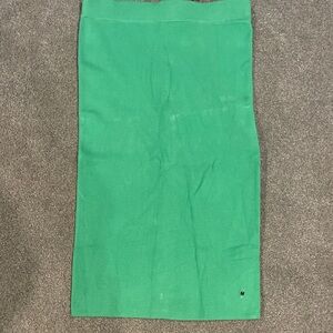 New York & Company Vibrant Green Pencil Skirt